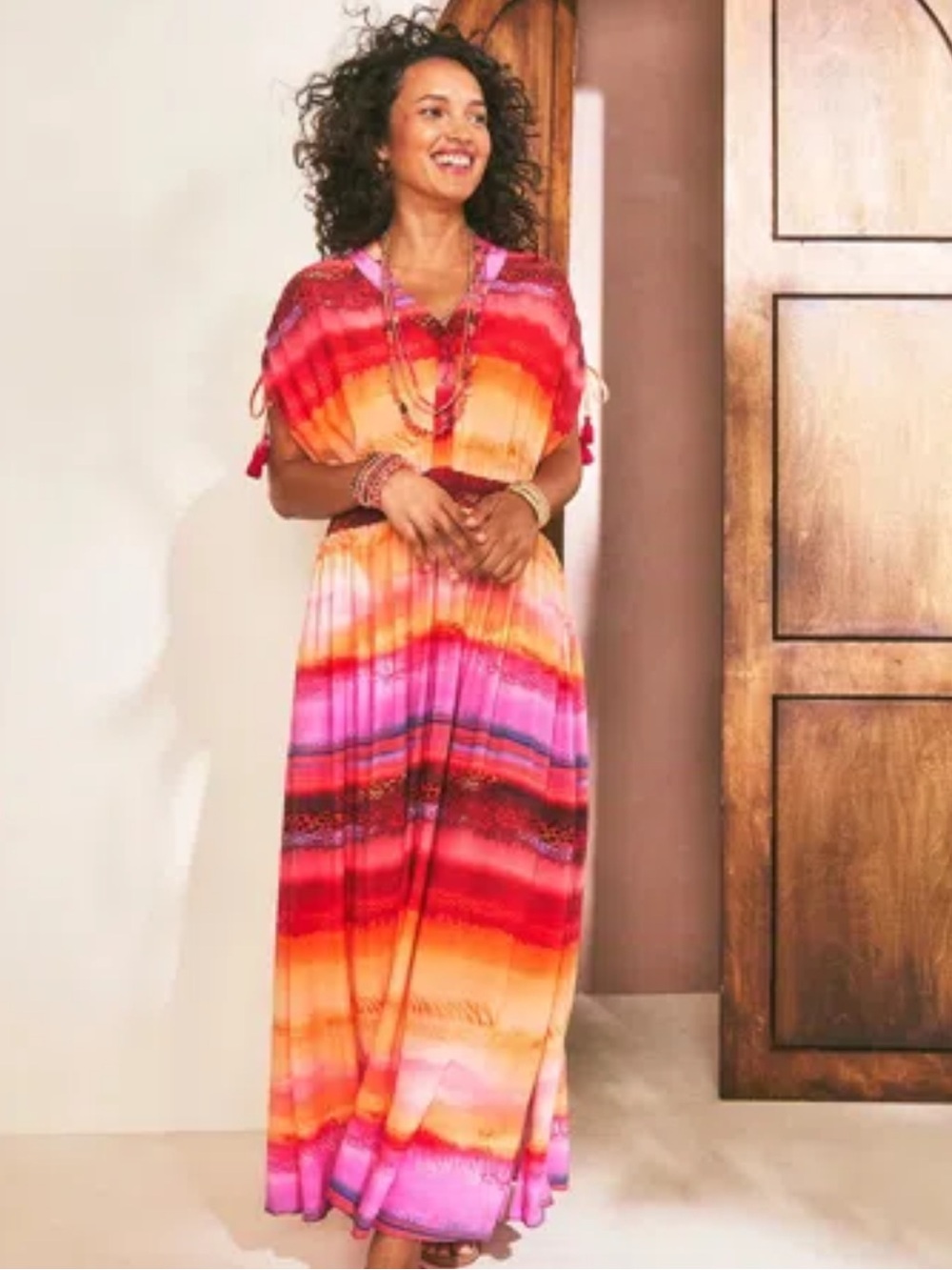 New Chico’s Rio Sunset Maxi Dress